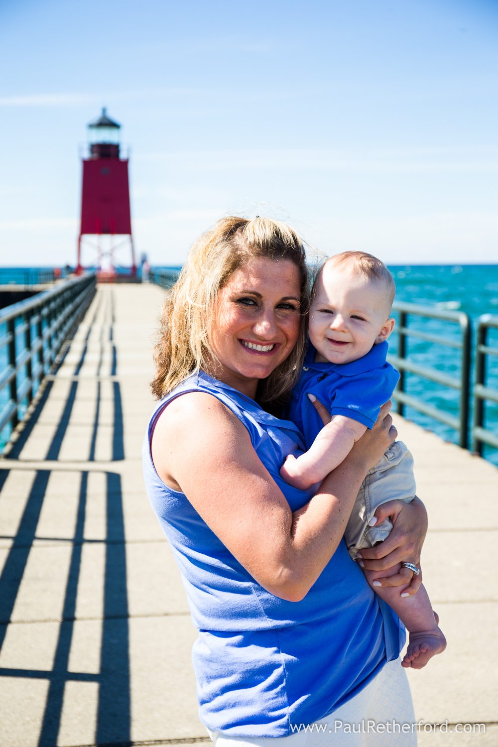 Lake Michigan family photo