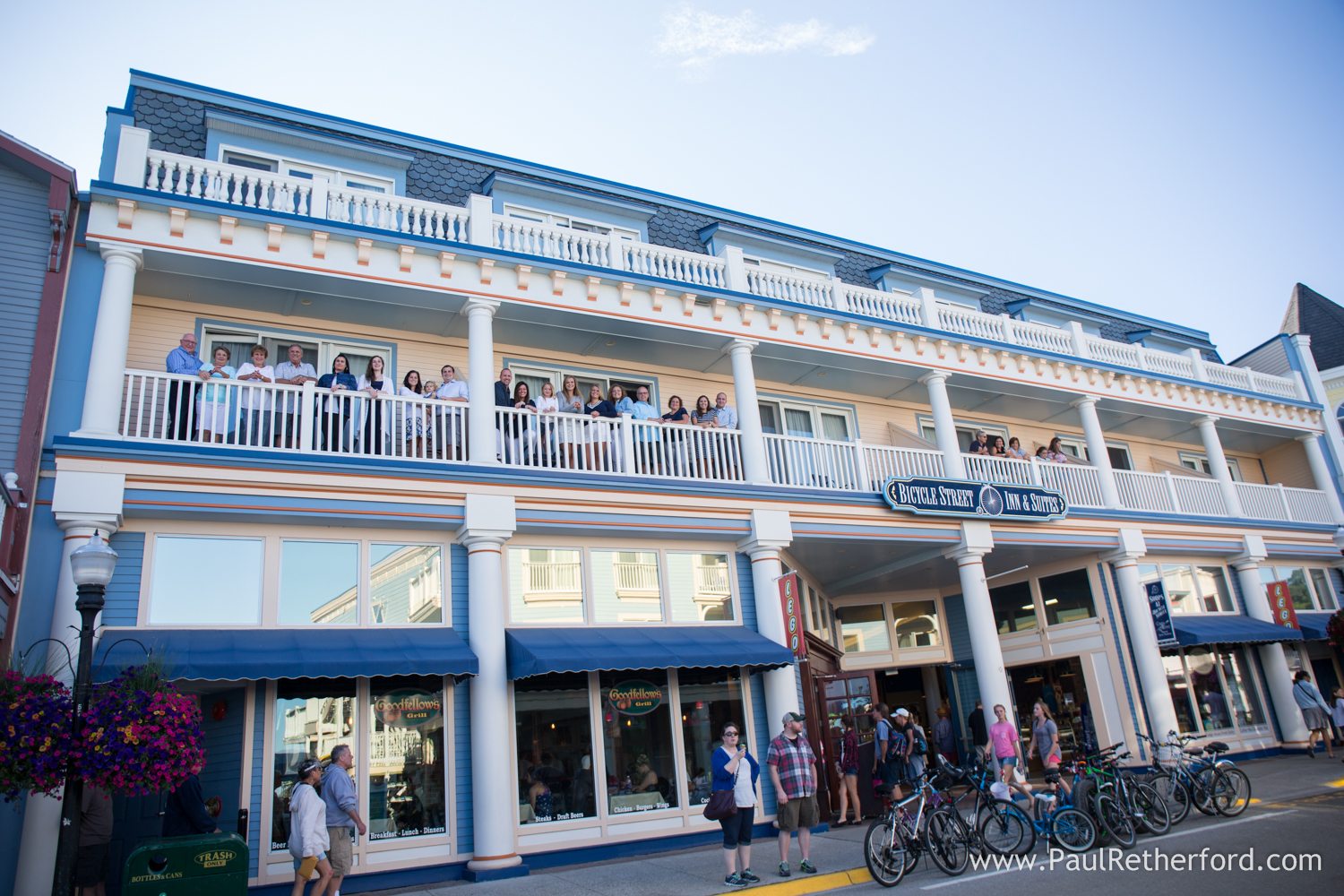 bicycle street inn on mackinac island photo