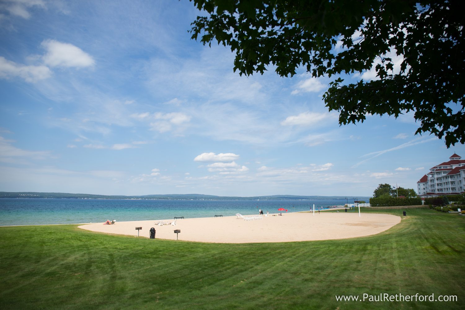 bay harbor beach wedding photo