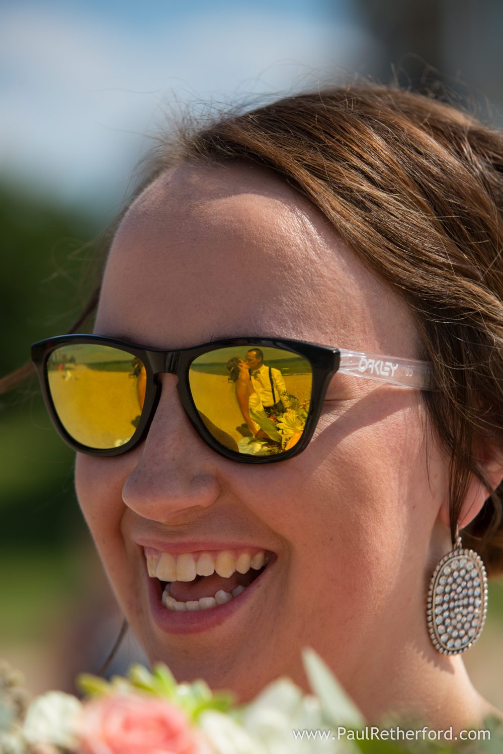 bay harbor beach wedding photo