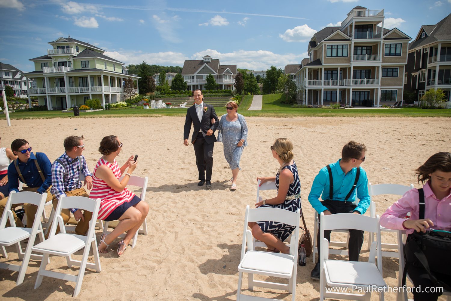 bay harbor sandy beach wedding photography by paul retherford