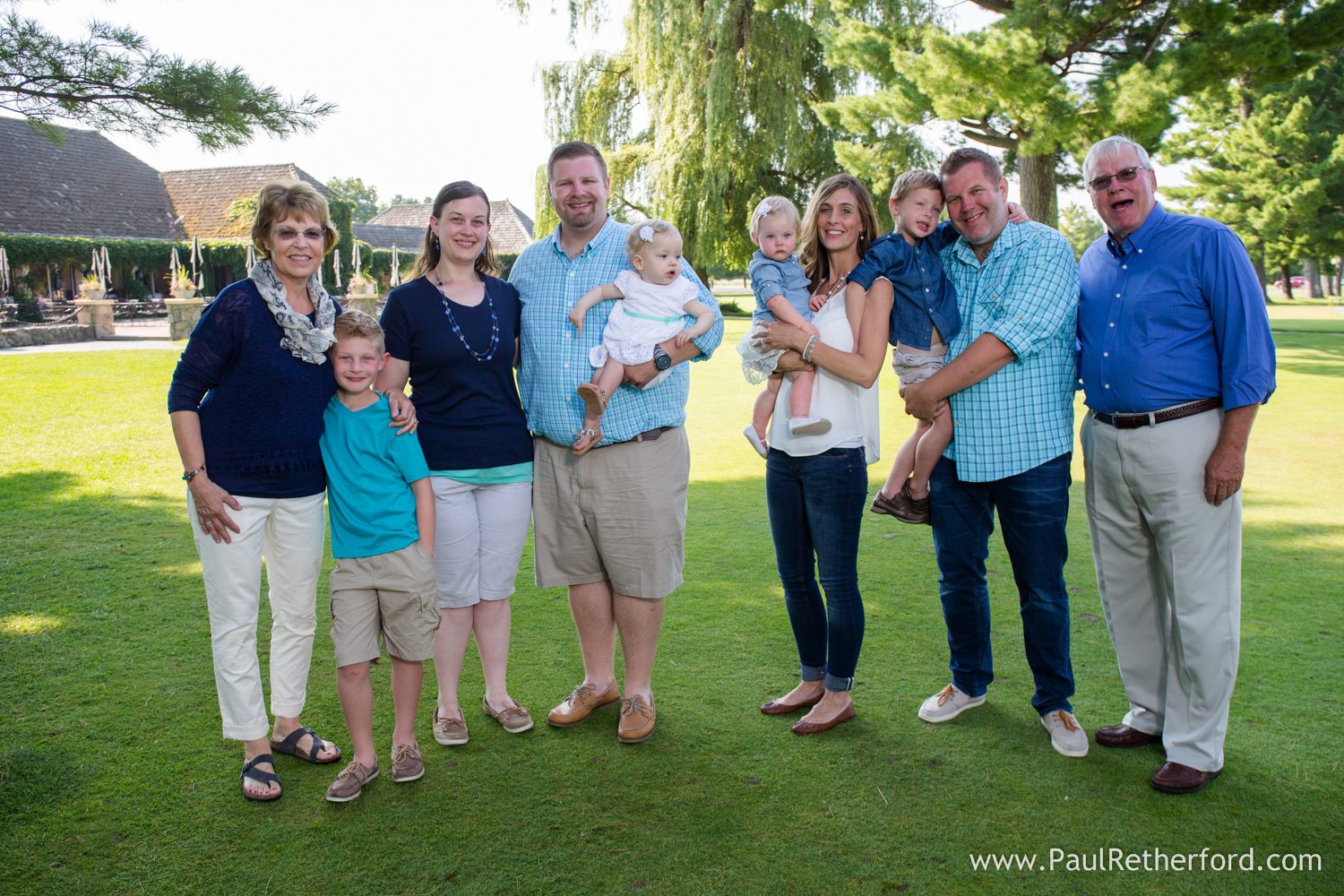 beach house family portrait