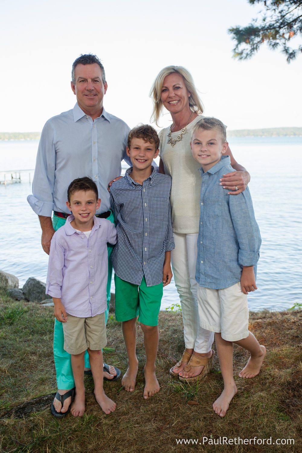 Elk Lake family photo