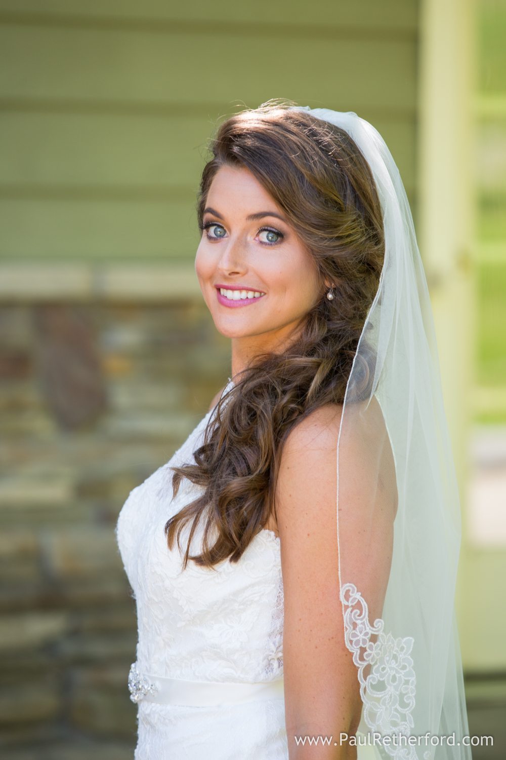 beautiful bride northern michigan