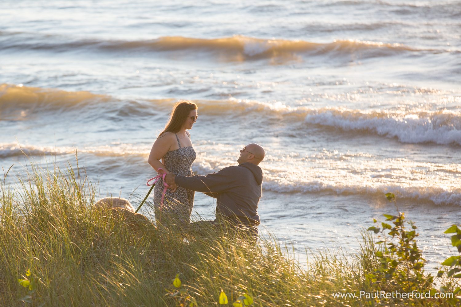 presque isle surprise engagement
