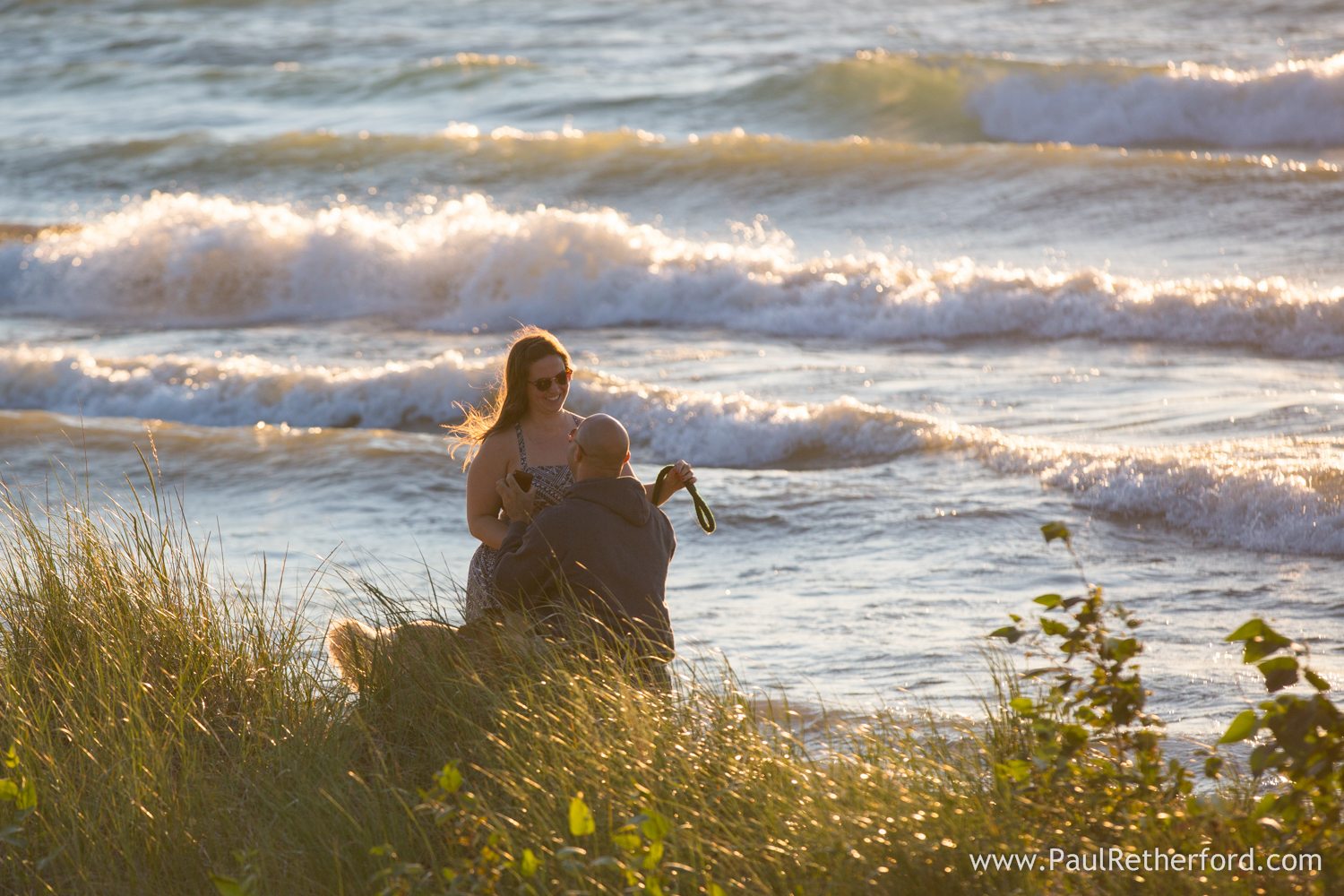northern michigan surprise engagement
