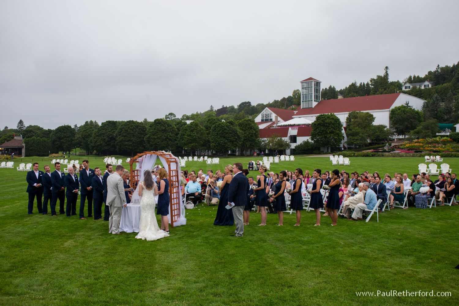 mission point resort wedding photo
