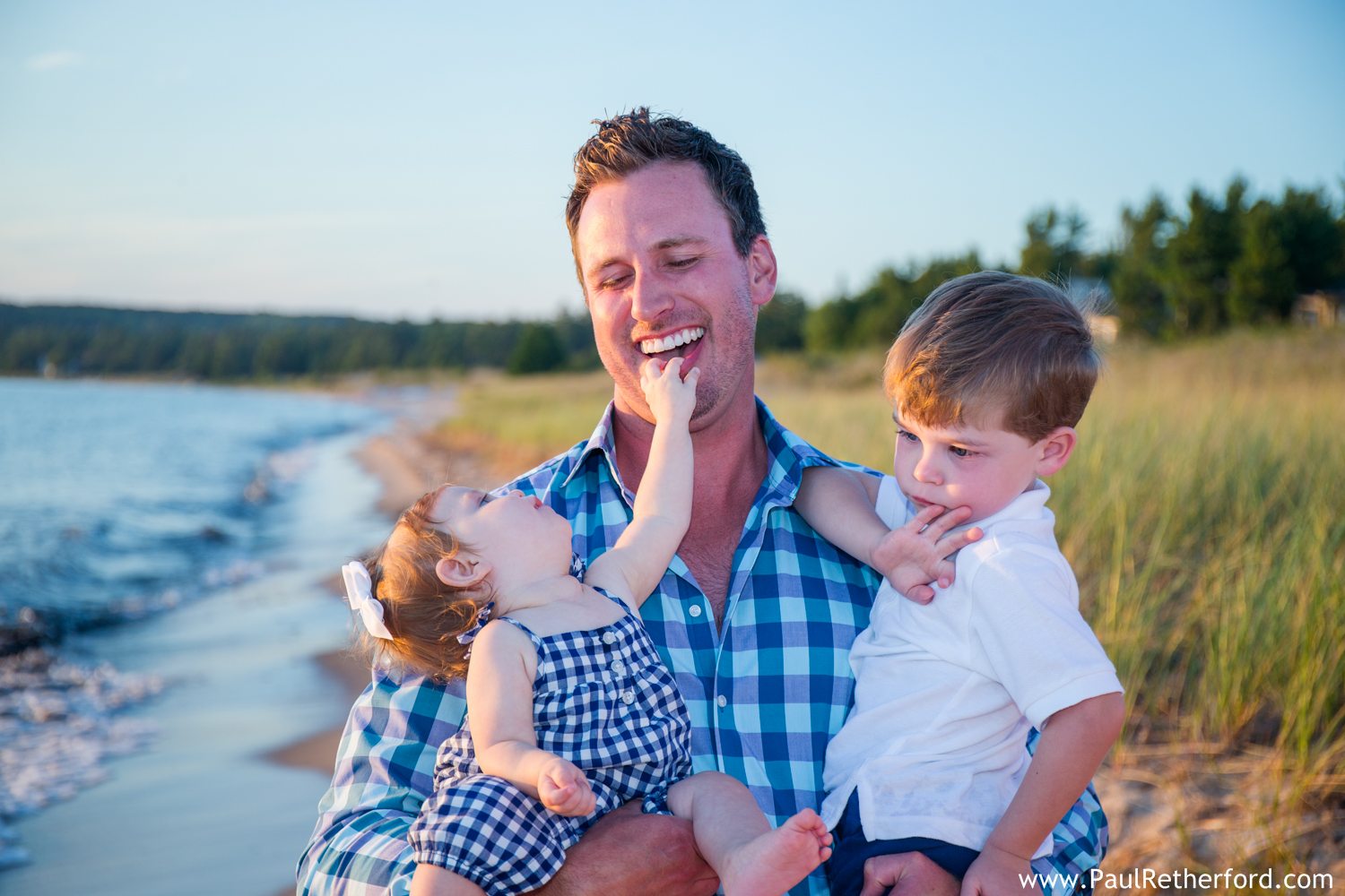 fun kids and uncle photo petoskey