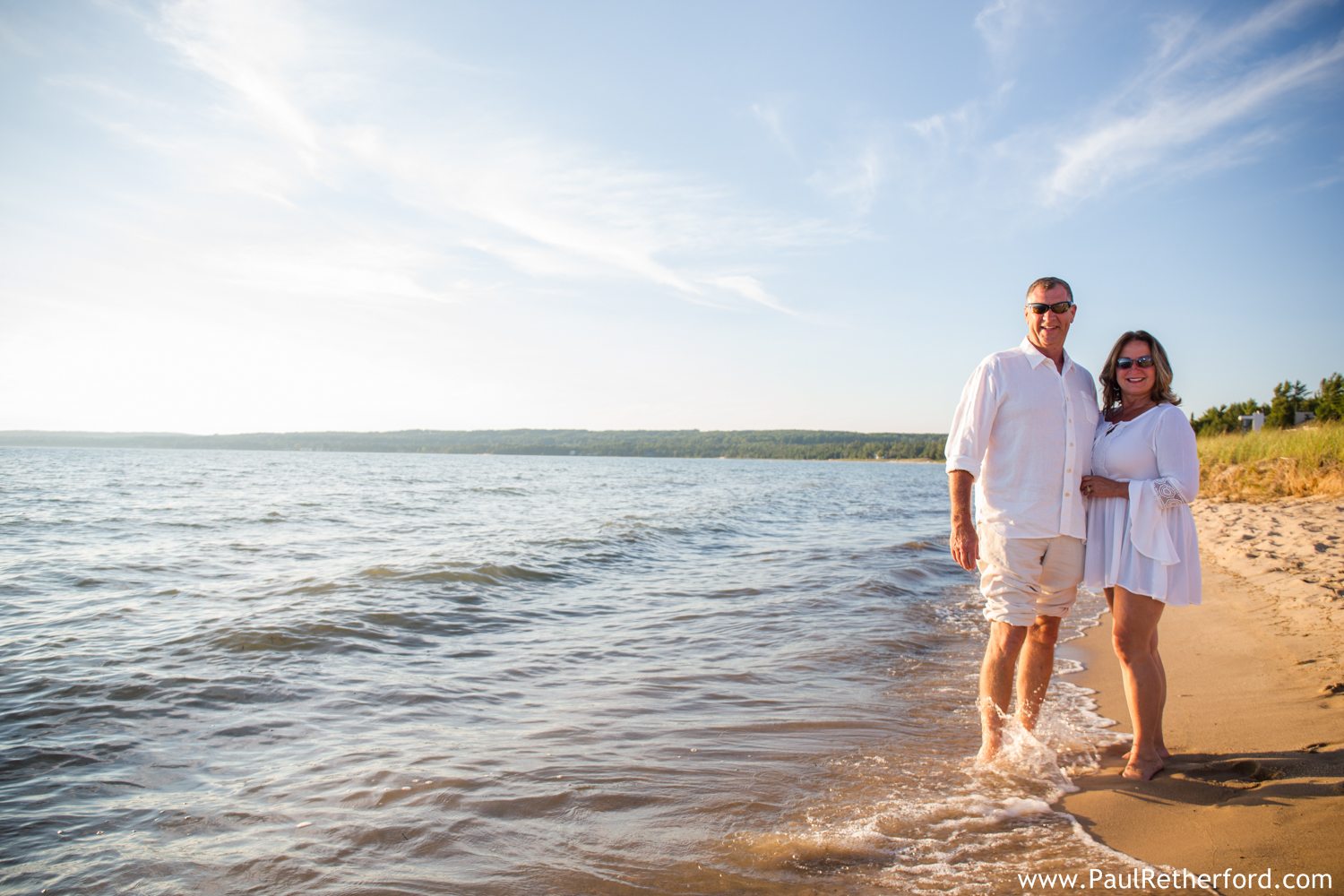 beach couple photo petoskey michigan