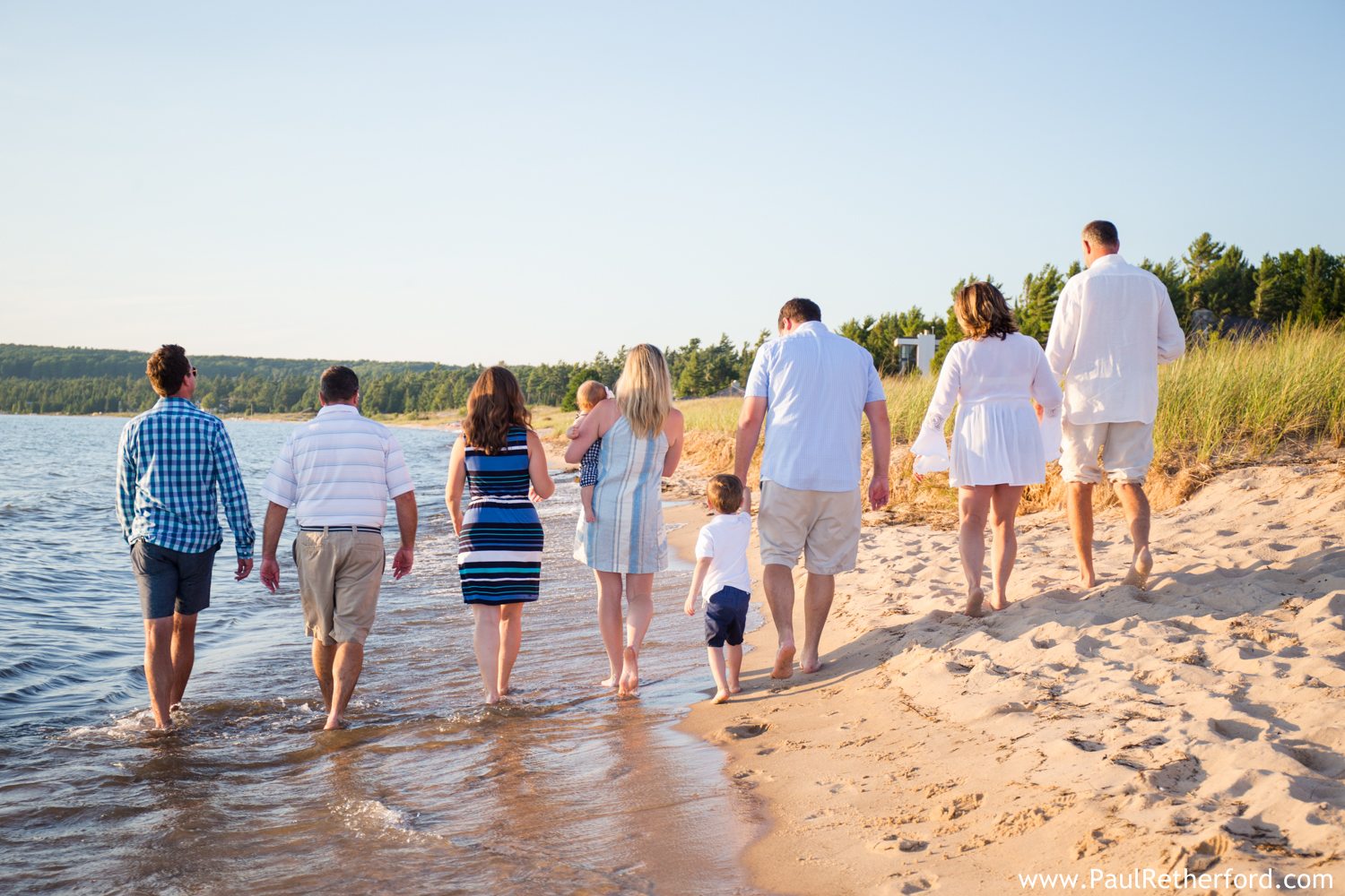 petoskey michigan family beach photo