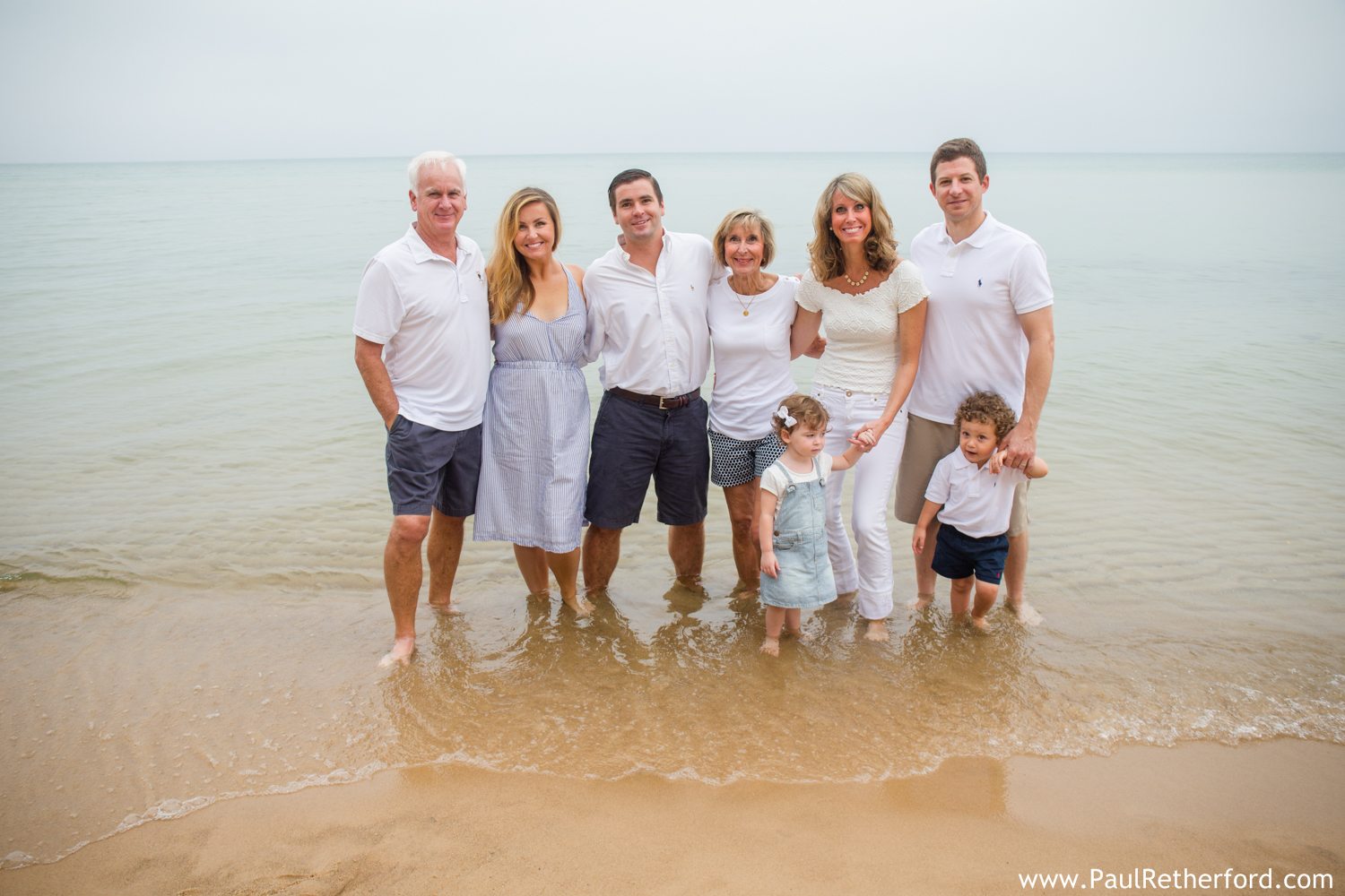 lake michigan family photo