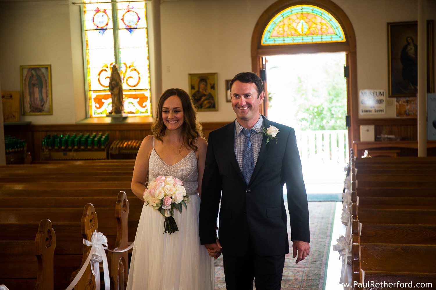ste anne church wedding photo