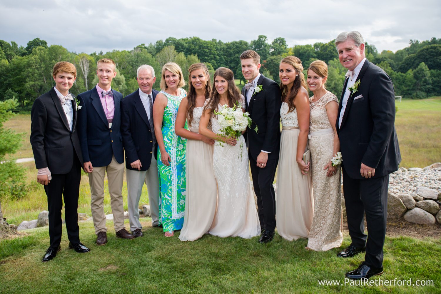 harbor springs wedding photo