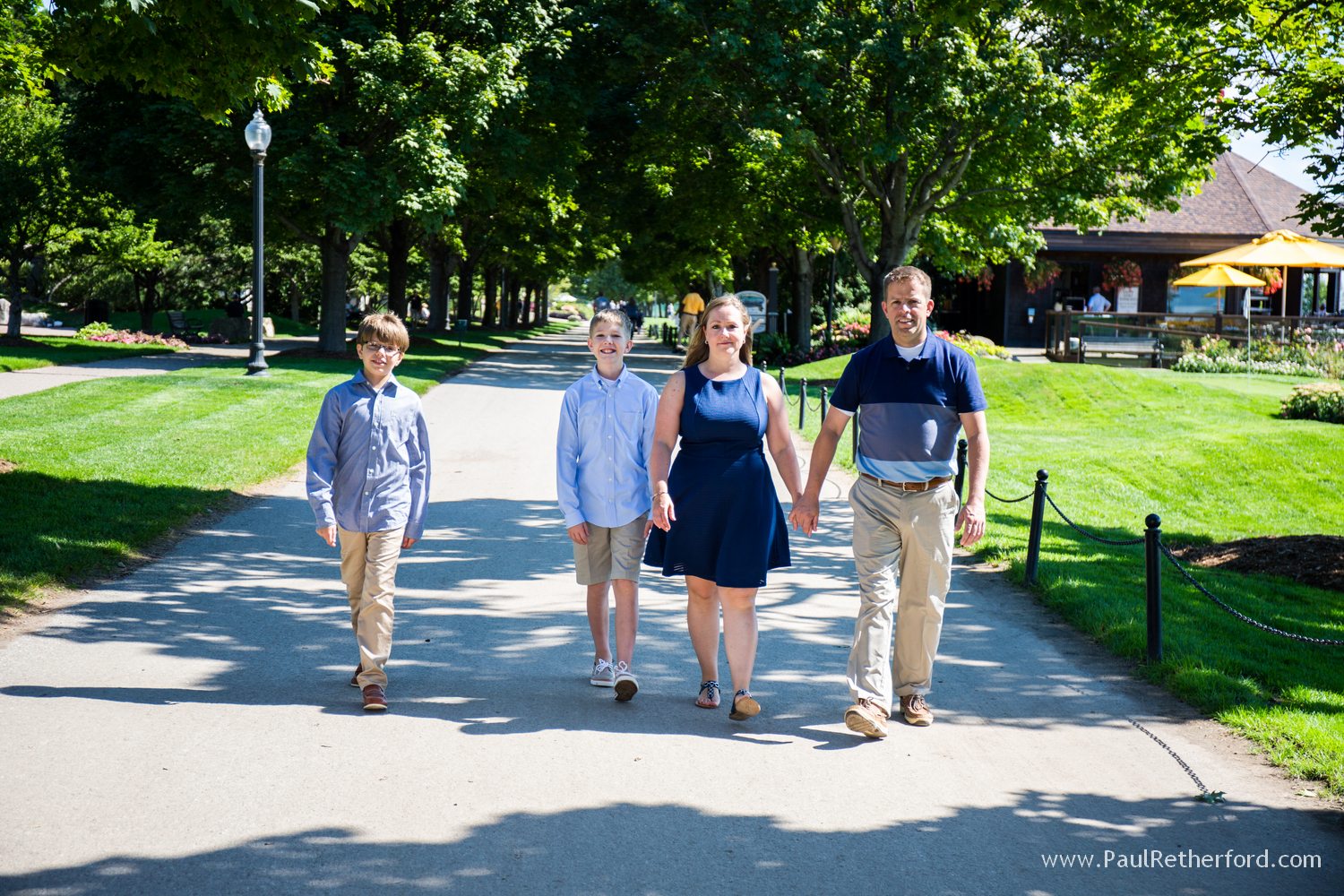 walking on mackinac island photo