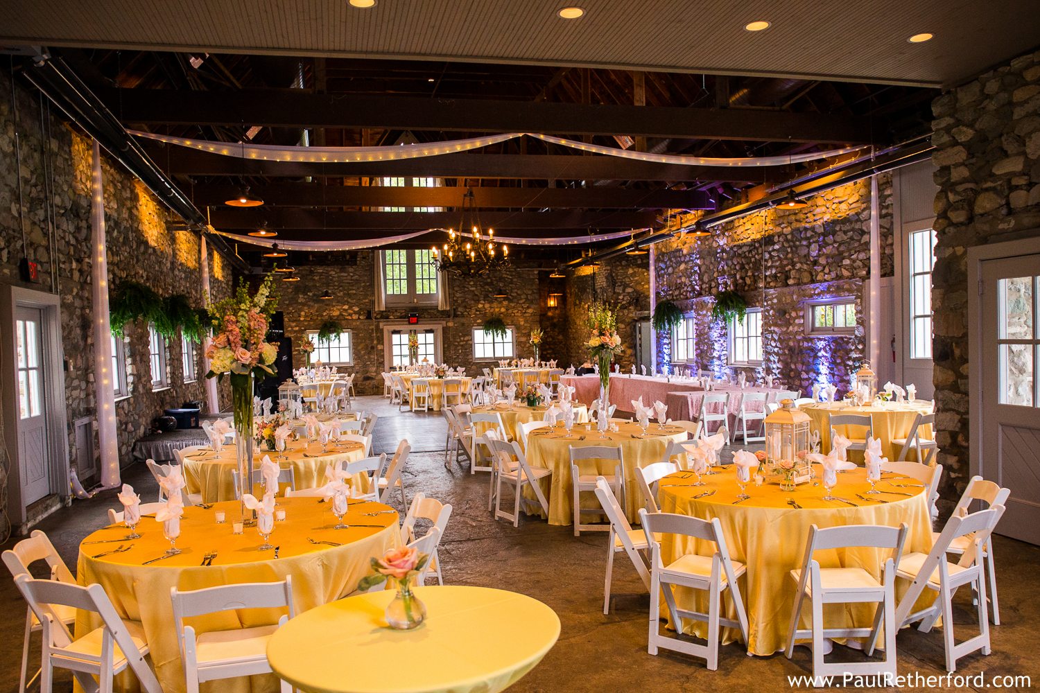 knights castle wedding yellow photo