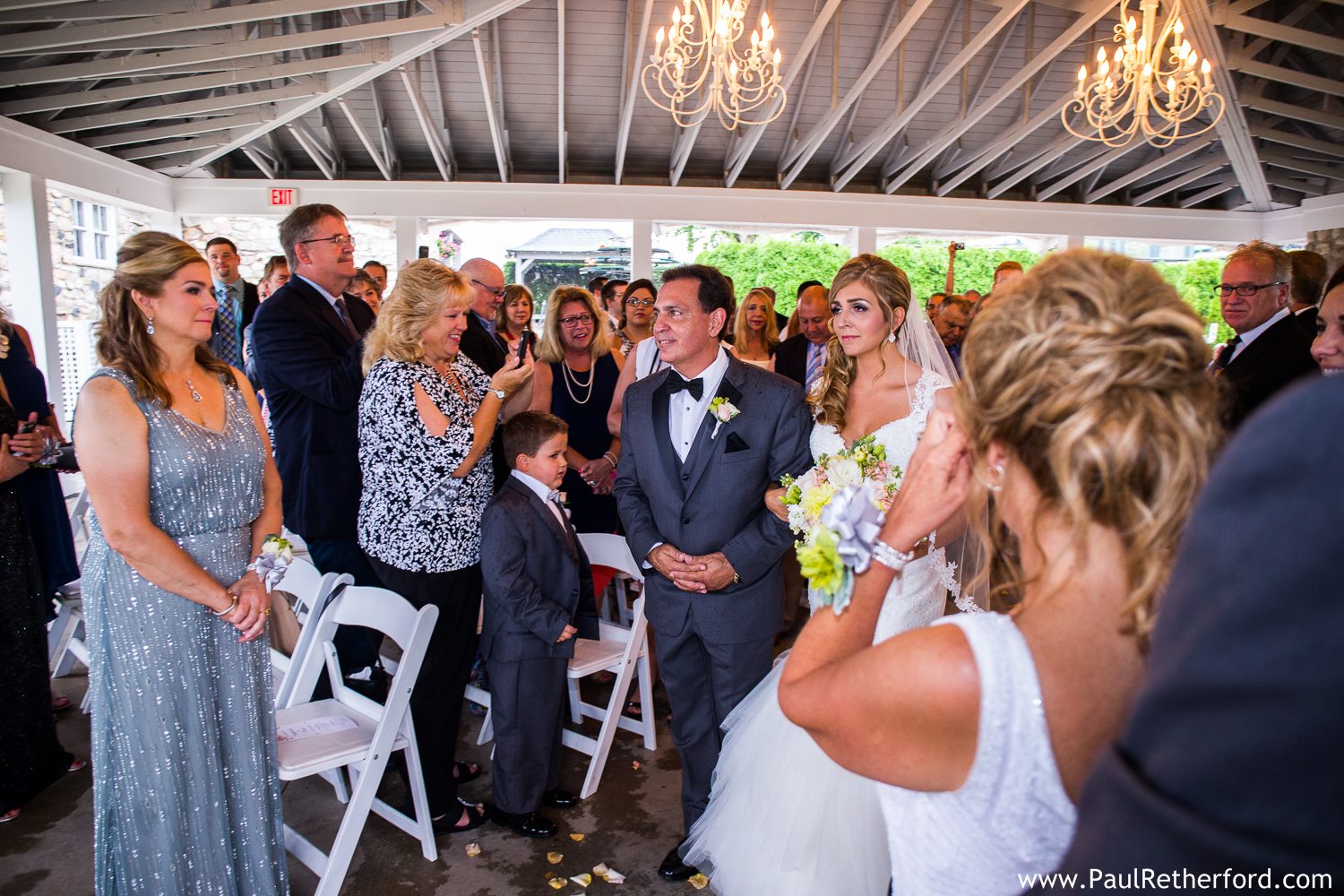 pavilion wedding ceremony castle farms