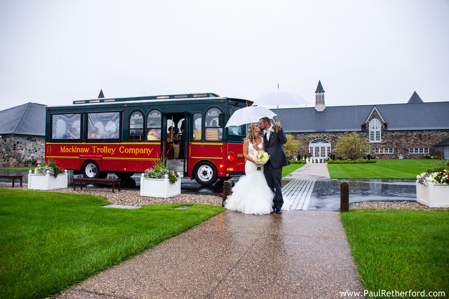 Mackinaw Trolley company castle farms