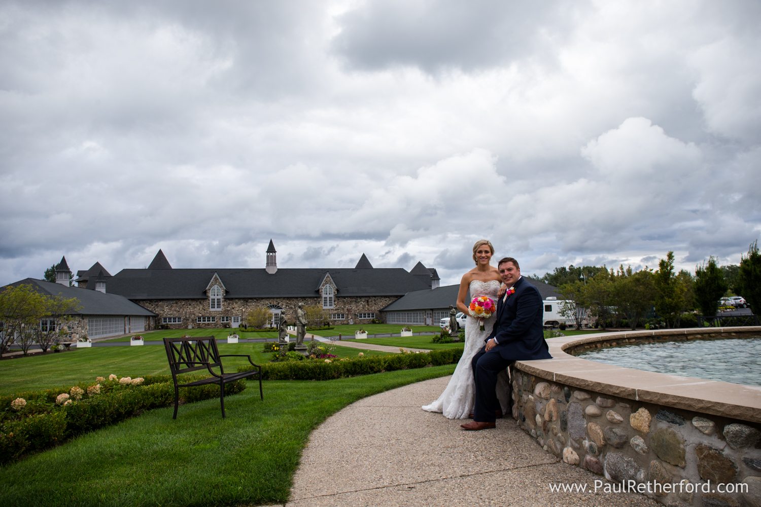 castle farms wedding photo