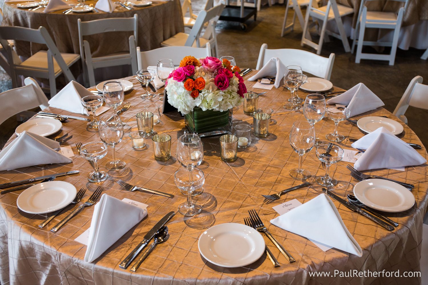 table setup knights castle photo