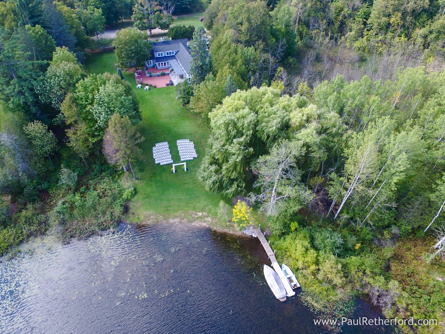 northern michigan wedding photo