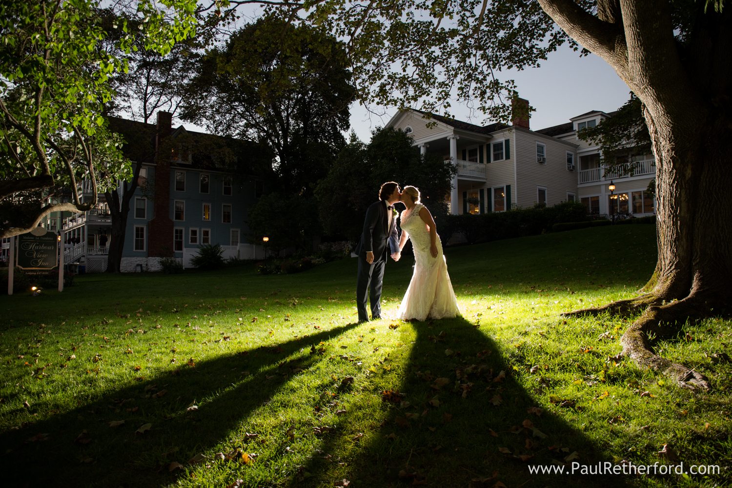 harbour view inn mackinac island backlighting photo