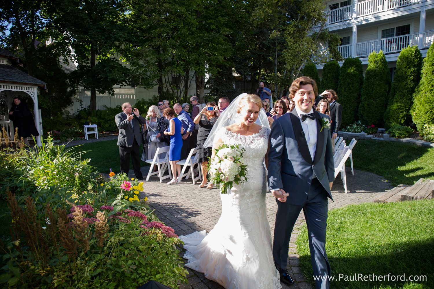 small wedding mackinac island photo
