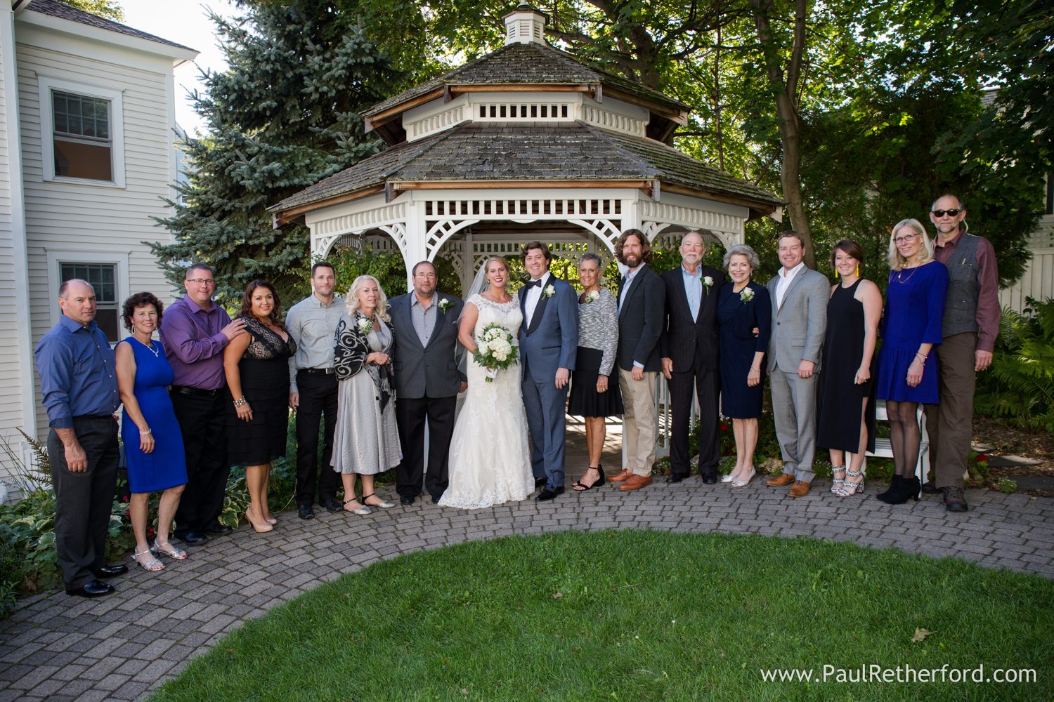 entire wedding guest photo