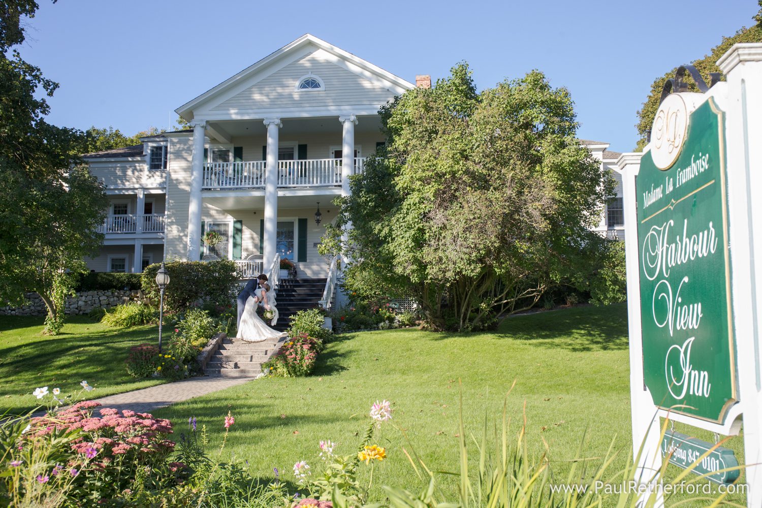 harbour view inn wedding mackinac island photography