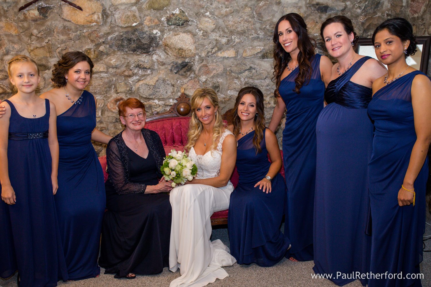 bridesmaid wedding photo