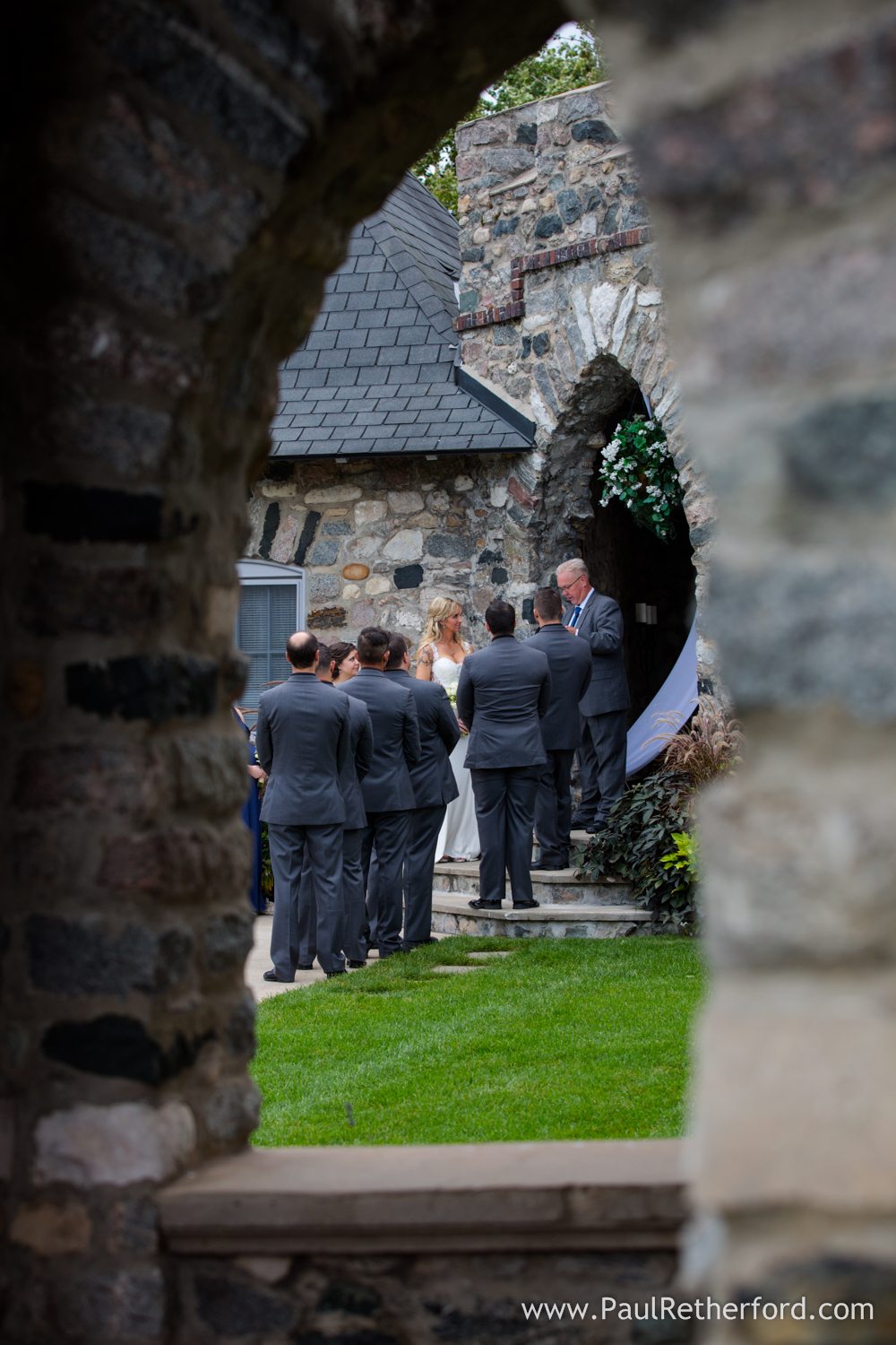 amazing castle farms wedding photo