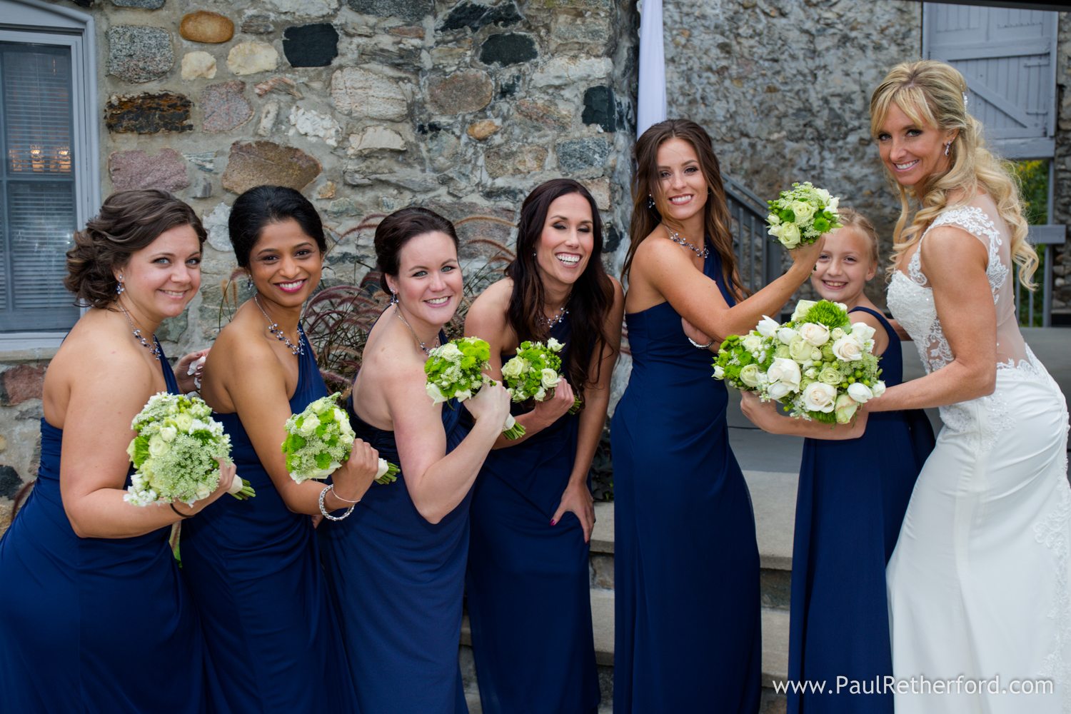 wedding ladies castle farms bridesmaid