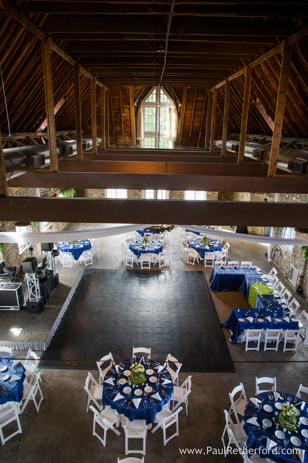 knights castle interior wedding photo
