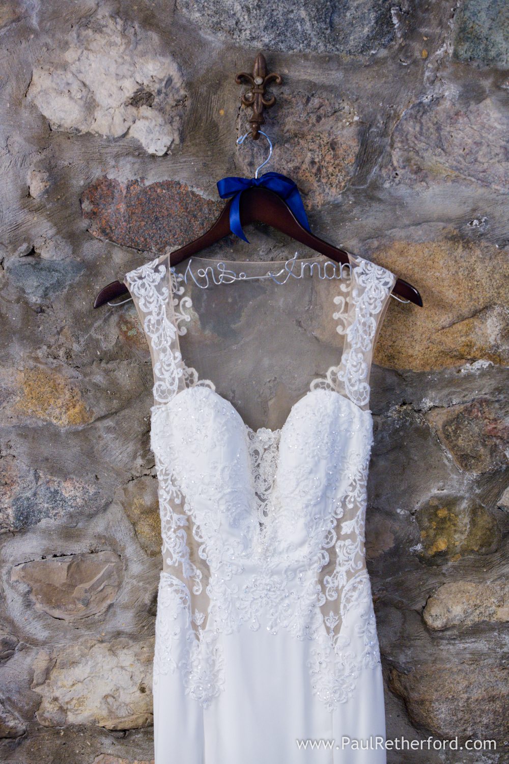 wedding dress knights castle photo