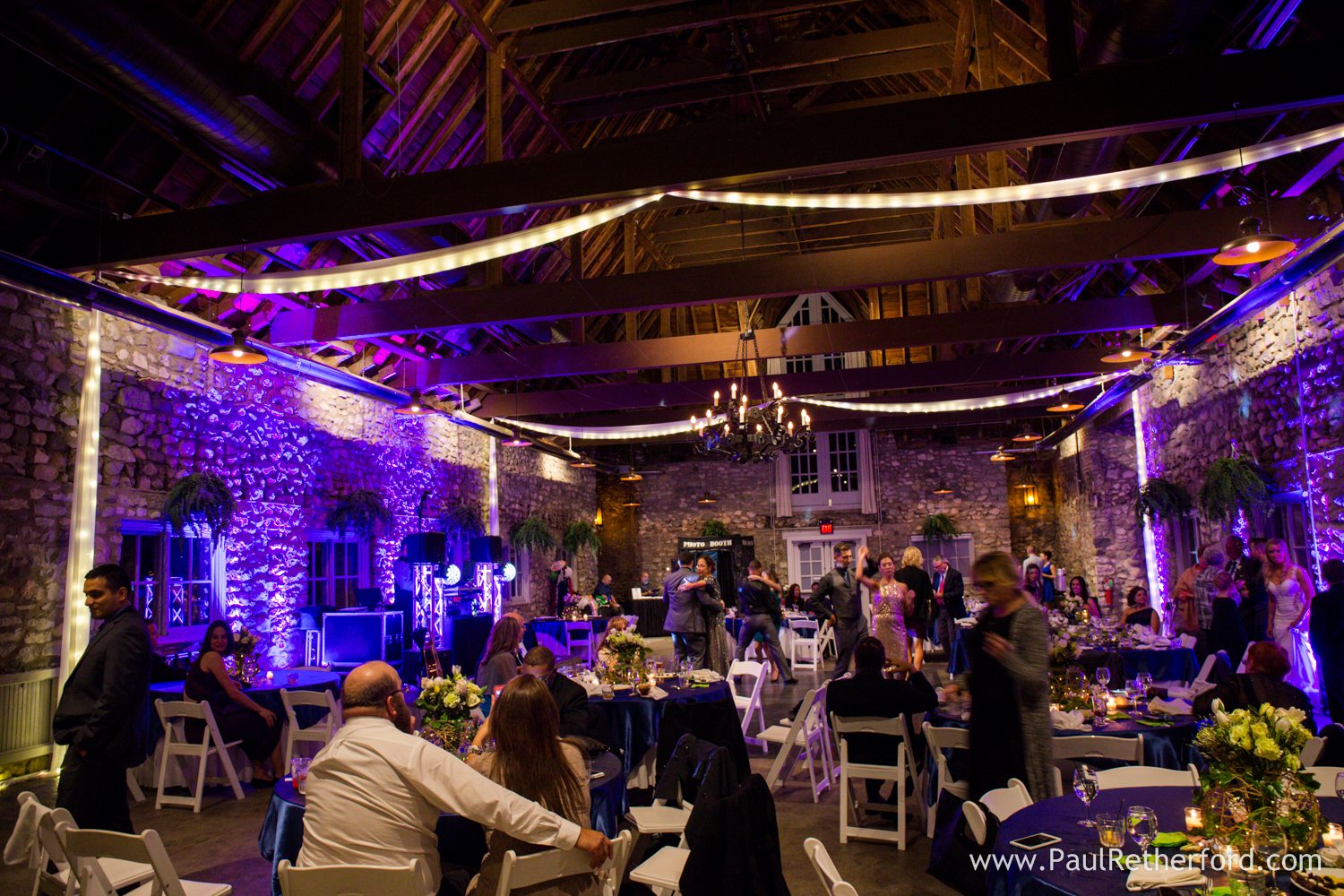 castle farms knights castle wedding reception photo