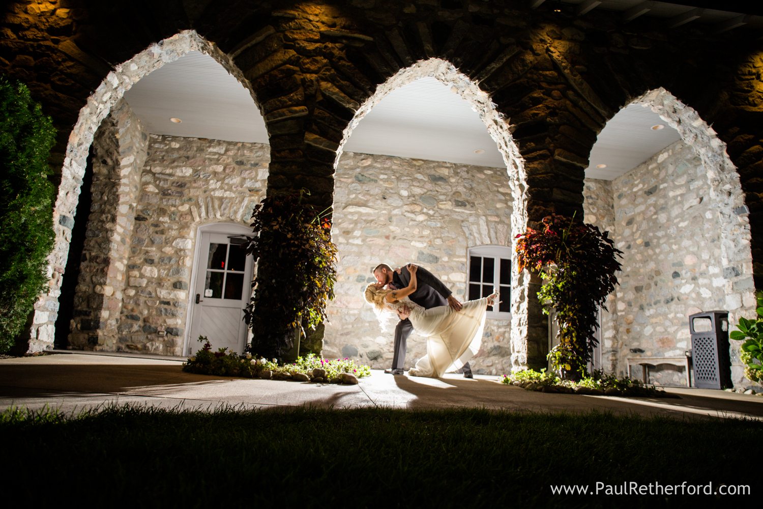 gorgeous castle farms wedding photo