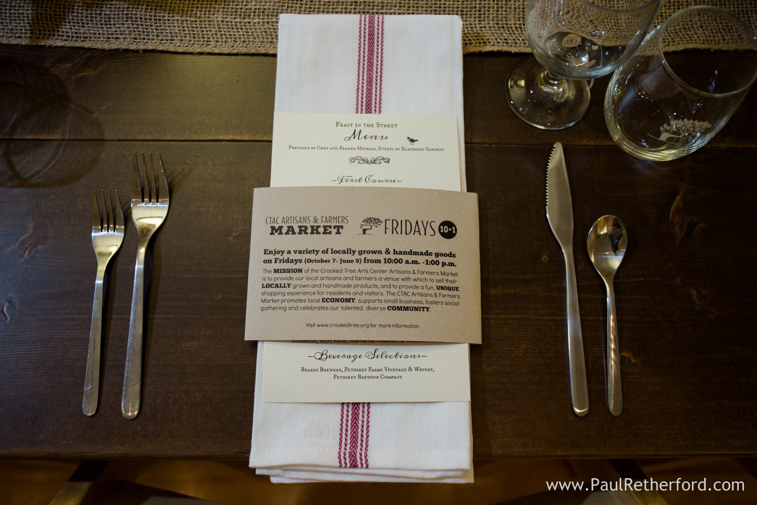 Crooked Tree Art Center Farm Table Feast