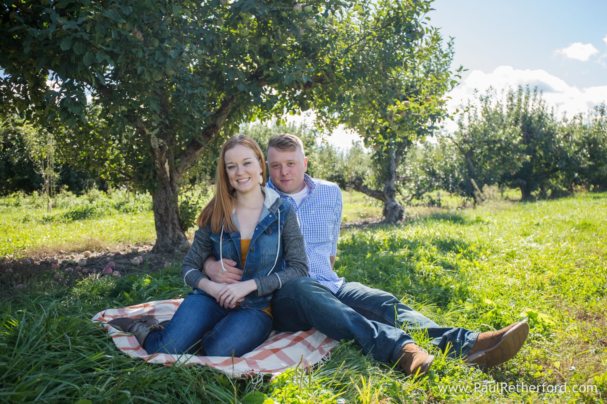 engagement fall photo