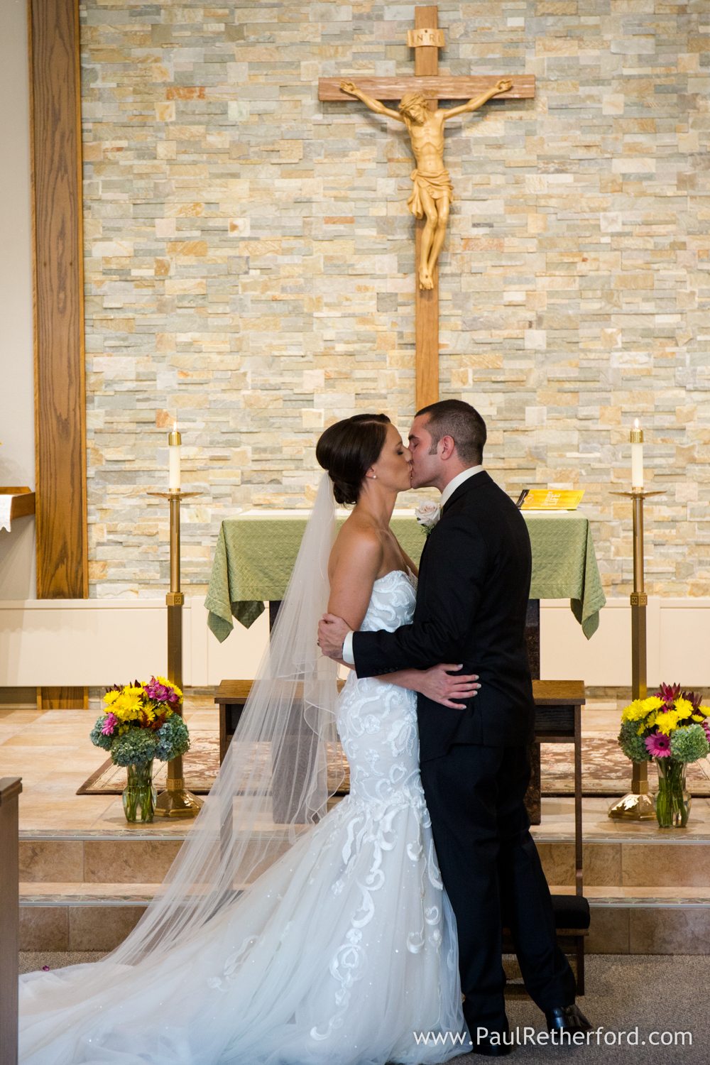 wedding st anns church frankfort michigan