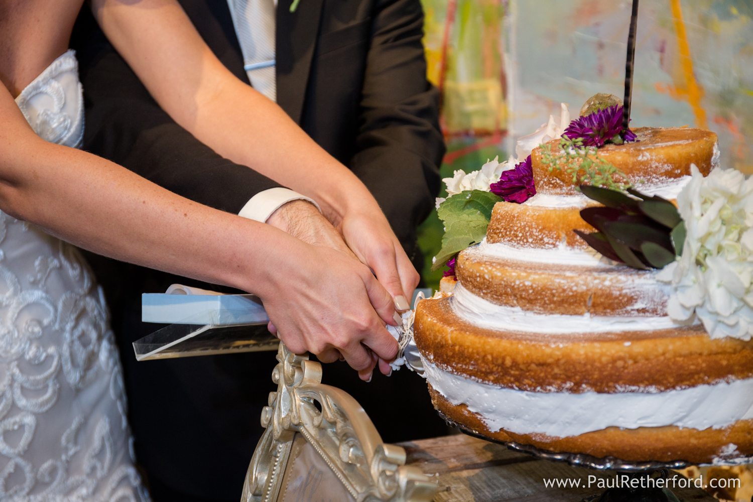 uptown catering wedding cake photo