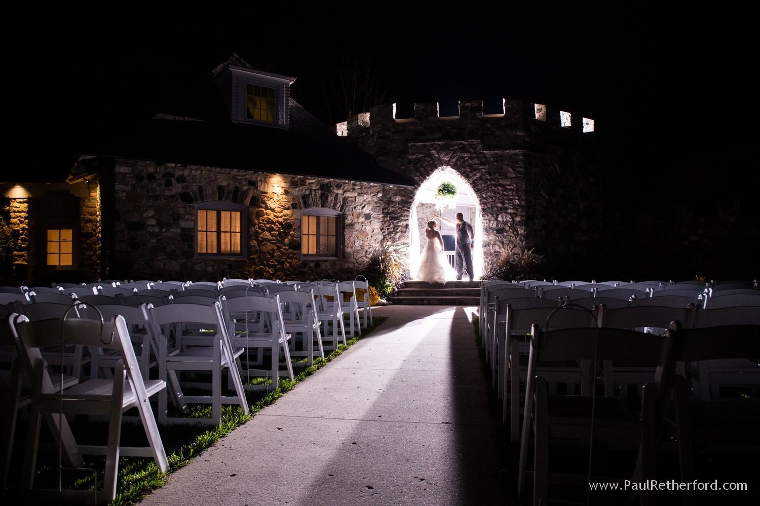 castle farms fun back light wedding photography