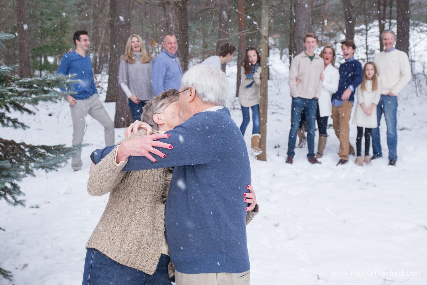 fun family winter photo harbor springs