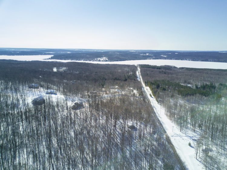 drone photo walloon lake