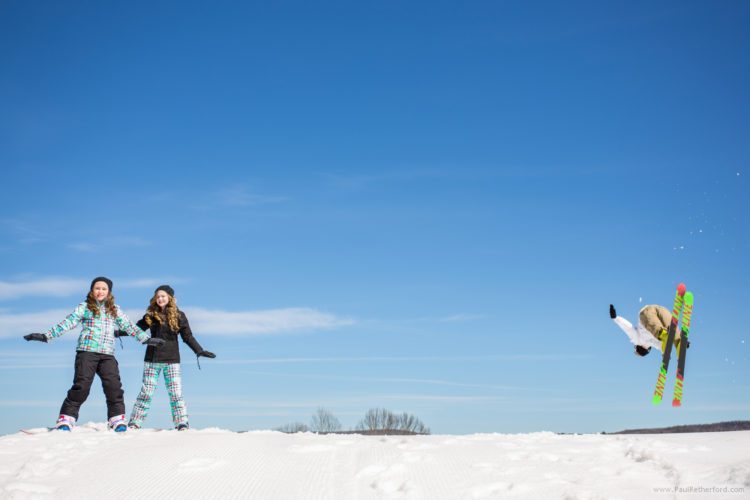 Boyne Mountain family Photography winter ski session Paul Retherford