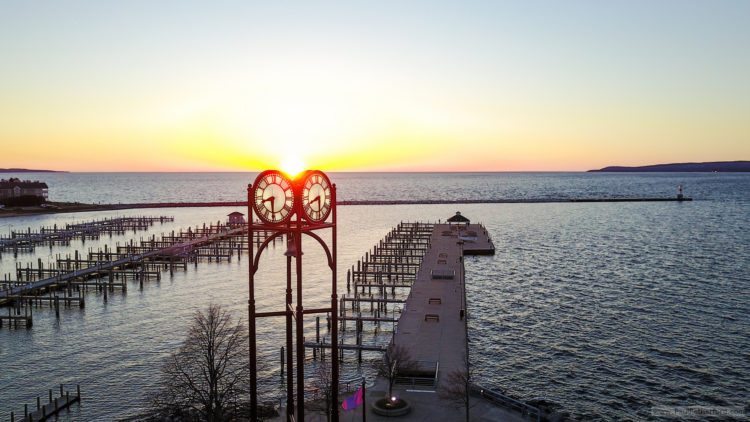 northern michigan drone photography