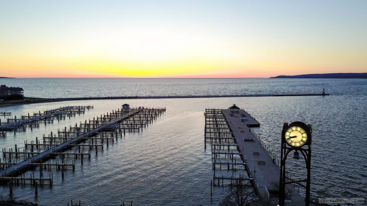 drone photography northern michigan