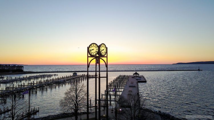 drone photo petoskey michigan