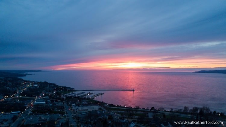 Petoskey Michigan sunset Lake Michigan Paul Retherford Photography