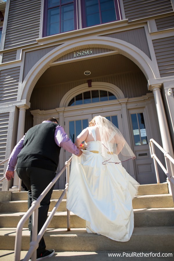 elegant harbor springs wedding photo