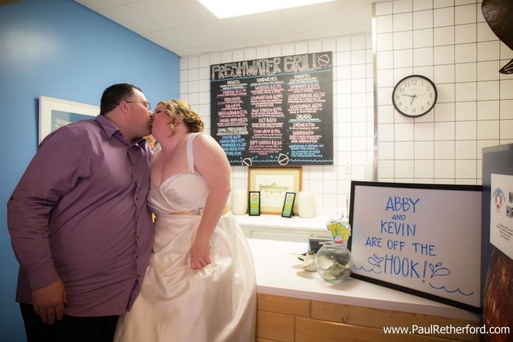 freshwater grill wedding photo