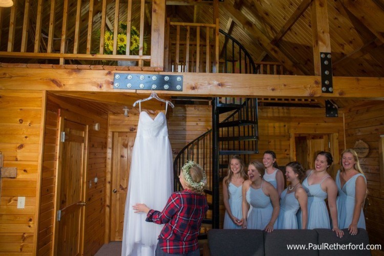 portage lake bible camp wedding photo